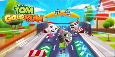 Talking Tom Gold Run Review: Thief to me stand still where to run！